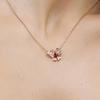 BELLA BOX Classic Pendant Necklaces With Butterfly For Women Charm Wedding Engagement Fine Jewelry