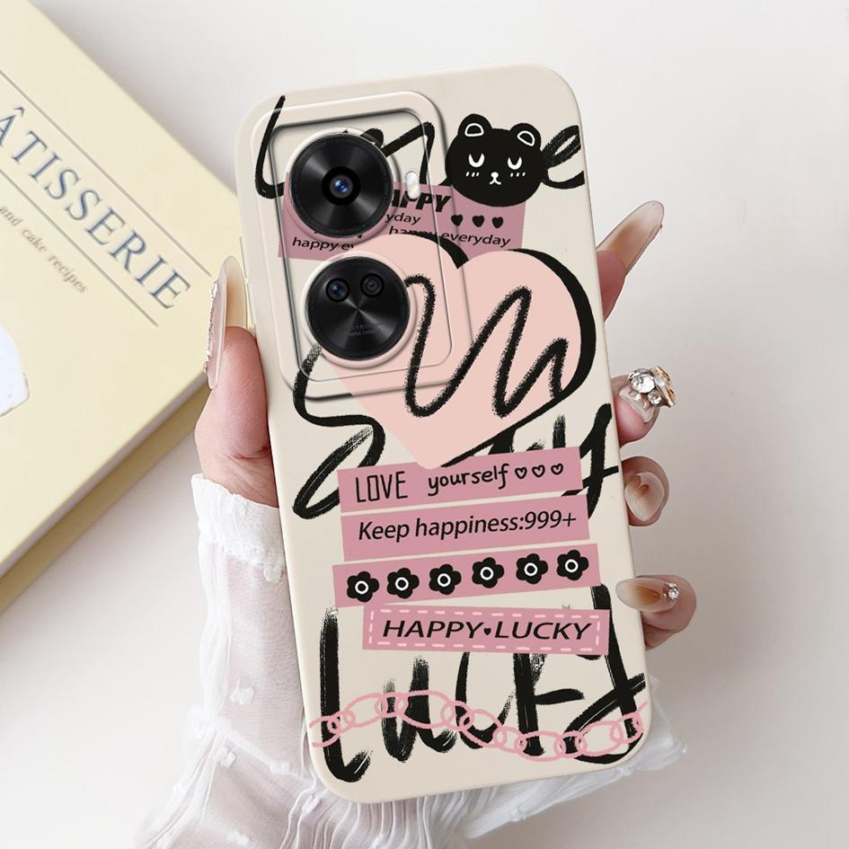 Für Huawei Nova 11 SE Hülle Süßer Hase Kaktus Cartoon Weiches Flüssigsilikon Stoßfeste Abdeckung Für Huawei Nova 12 SE BNE-LX1 Capa