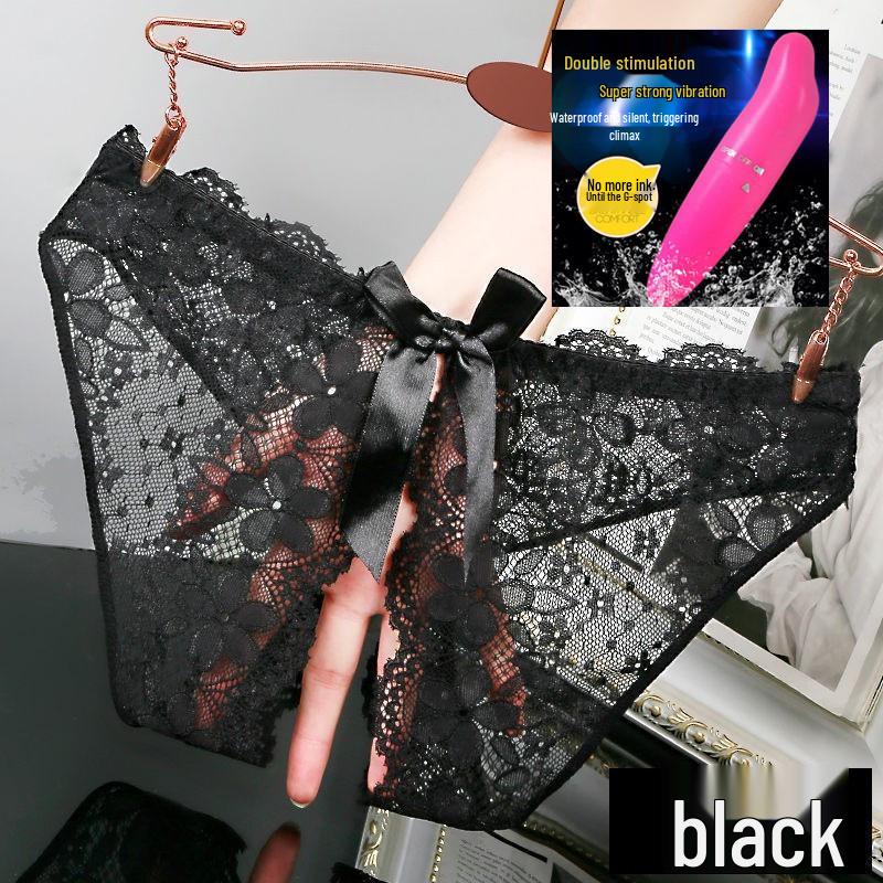 Women's Lace Bow Seamless Open Crotch Panties: Sexy, Hot, and Breathable
