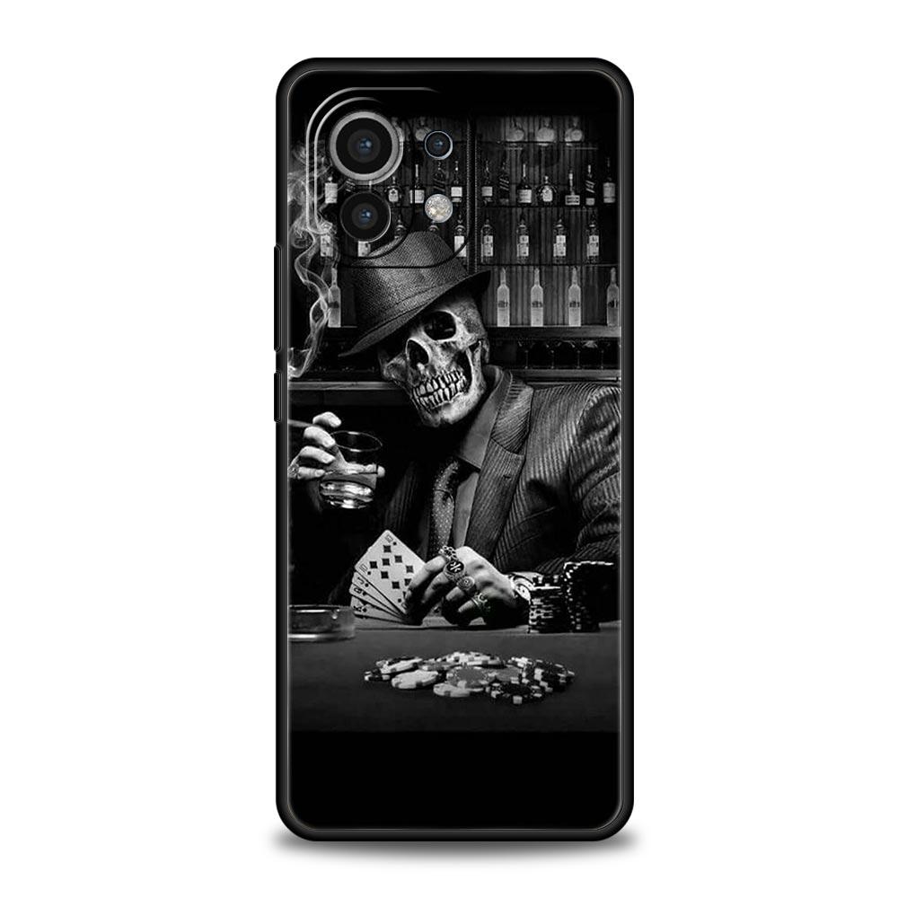 Grim Reaper Skull Skeleton Phone Case For Xiaomi Mi 15 14 Pro 13 12 11 Lite 10T 11T 12T 13T 14T Poco X6 X5 X4 X3 NFC F3 F4 Cover