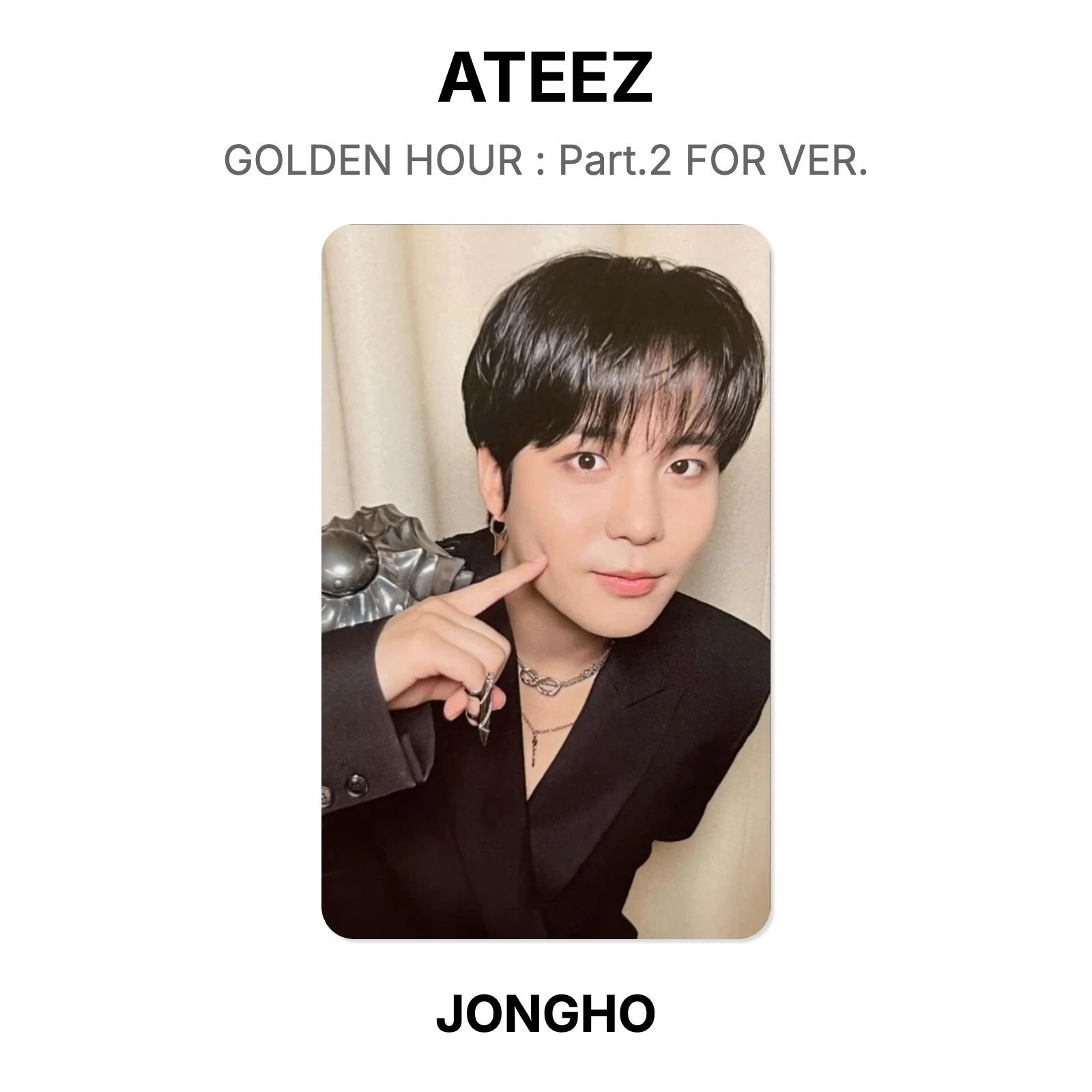 ATEEZ GOLDEN HOUR : Part.2 FOR VER. Official Photocard JONGHO 02