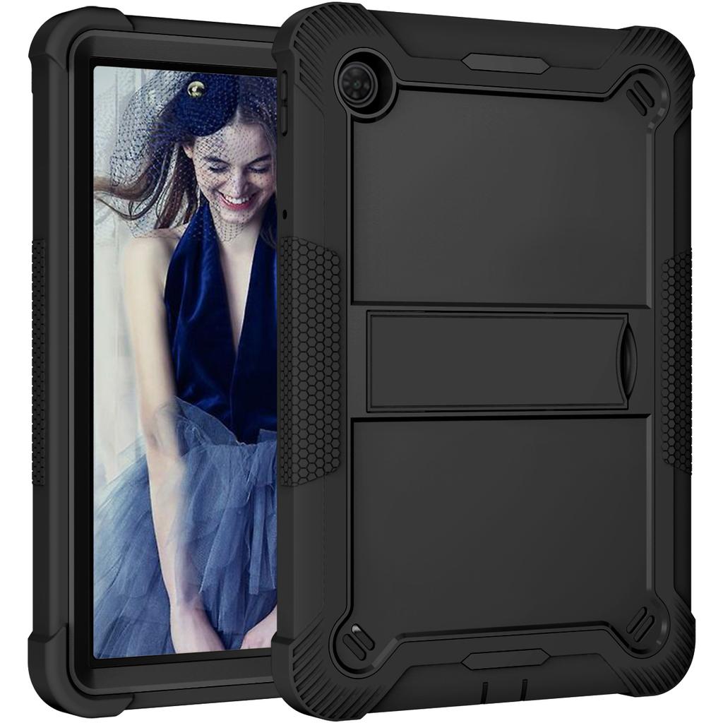 Hybrid Case For TCL Tab 10 5G 10.1 Inch Heavy Duty Armor Kickstand Cover Kids Funda Silicone PC Shockproof Full Body Protection