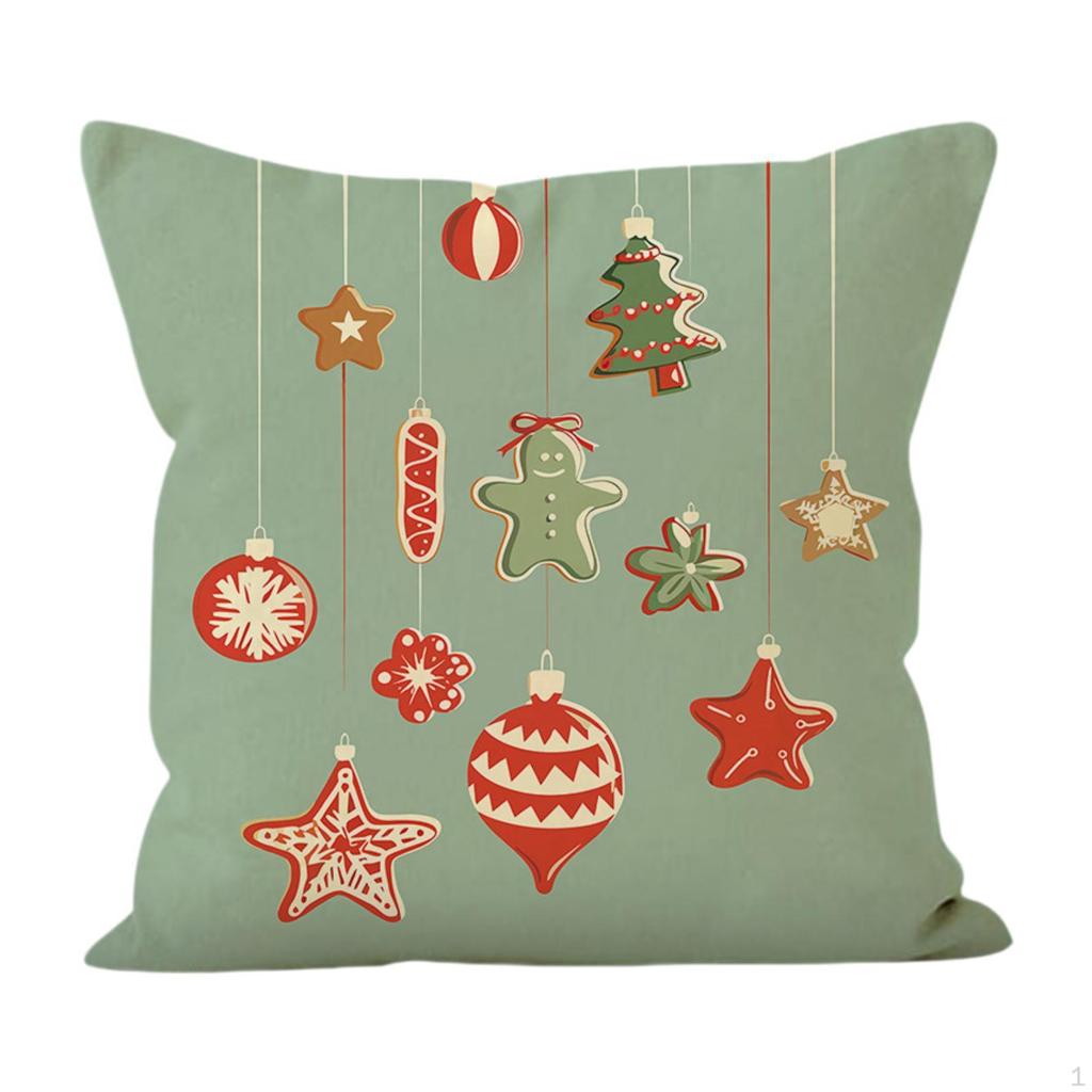Christmas Decorative Pillow Cover for Home Use, Cushion Case Winter