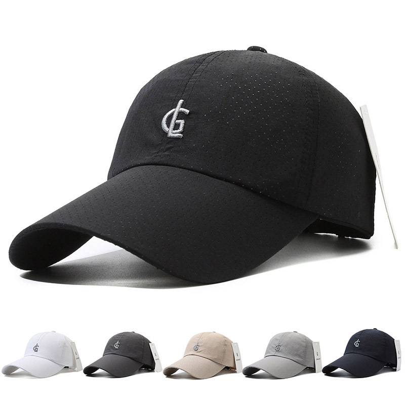 Letter Gl Embroidery Baseball Cap Outdoor Sun Protection Breathable Gift Hat