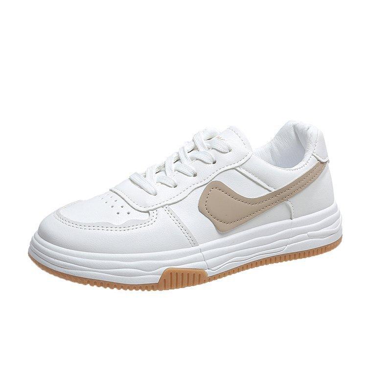 

Summer college style white shoes new spring and autumn versatile muffin thick sole 40 хаки