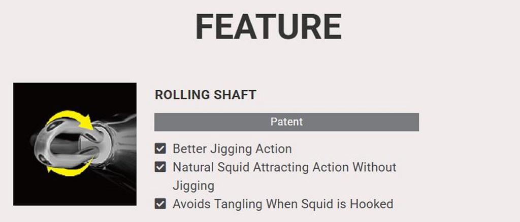 Yo Zuri Egi Aurie-Q RS Squid Jig Sinking Lure Size 1.8 A1605-SLPE (2094)