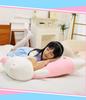 2025 Cylinder Cat Plush Pillow Toy for Girls
