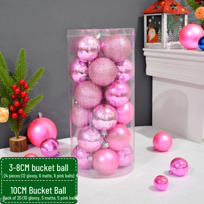 

Набір різдвяних прикрас 5 см: Гальванізовані пластикові підвісні кулі 3cm - 24 Pieces