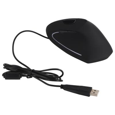 6D Ergonomic 800‑1200‑2000‑3200 DPI Adjustable Optical Vertical Gaming Mouse with LED