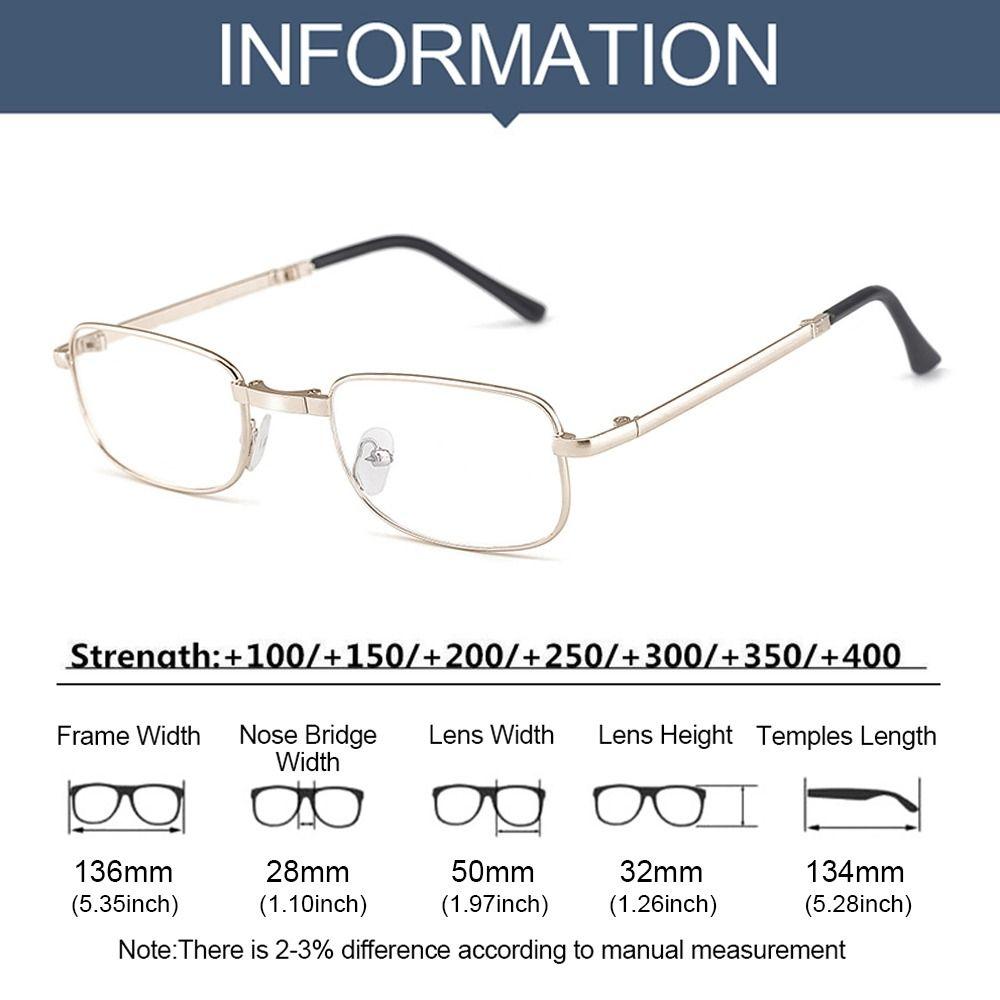 Folding Presbyopia Eyeglasses Blue Ray Blocking Biofocal Eyeglasses Optical Eyewear  for Men Women