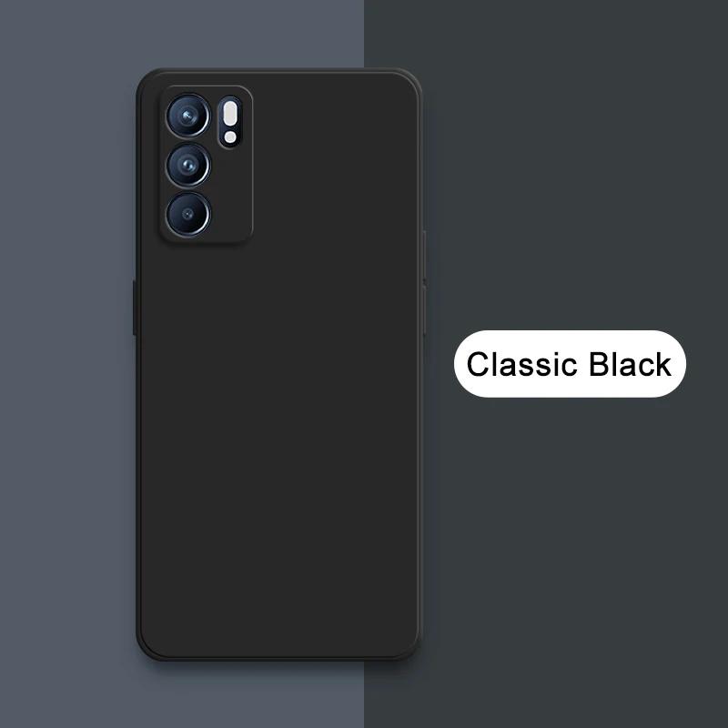 

Квадратный жидкий силиконовый чехол для OPPO Reno 5 6 Pro Plus 5K 5Z 360 защитный чехол для телефона Reno5 Reno6 6Pro противоударный чехол Reno 5 5G