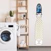 Wall Mount Steam Iron Holder Ironing Board Hanger Household Laundry Wall Mount Iron Hanger Ironing Board Rack Black- for Iron Max 5.5 Inch Width Iron