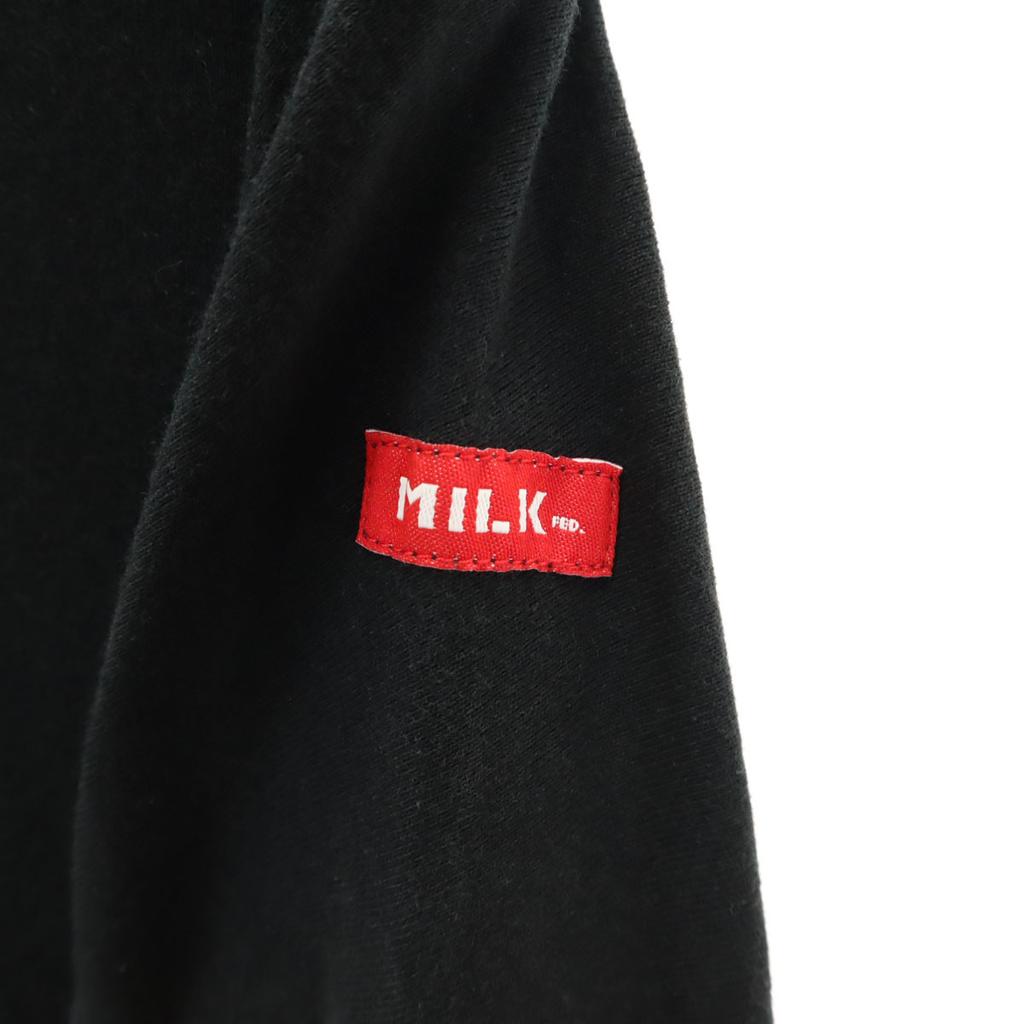 MILKFED. Short sleeve one piece ONE SIZE black Women Used