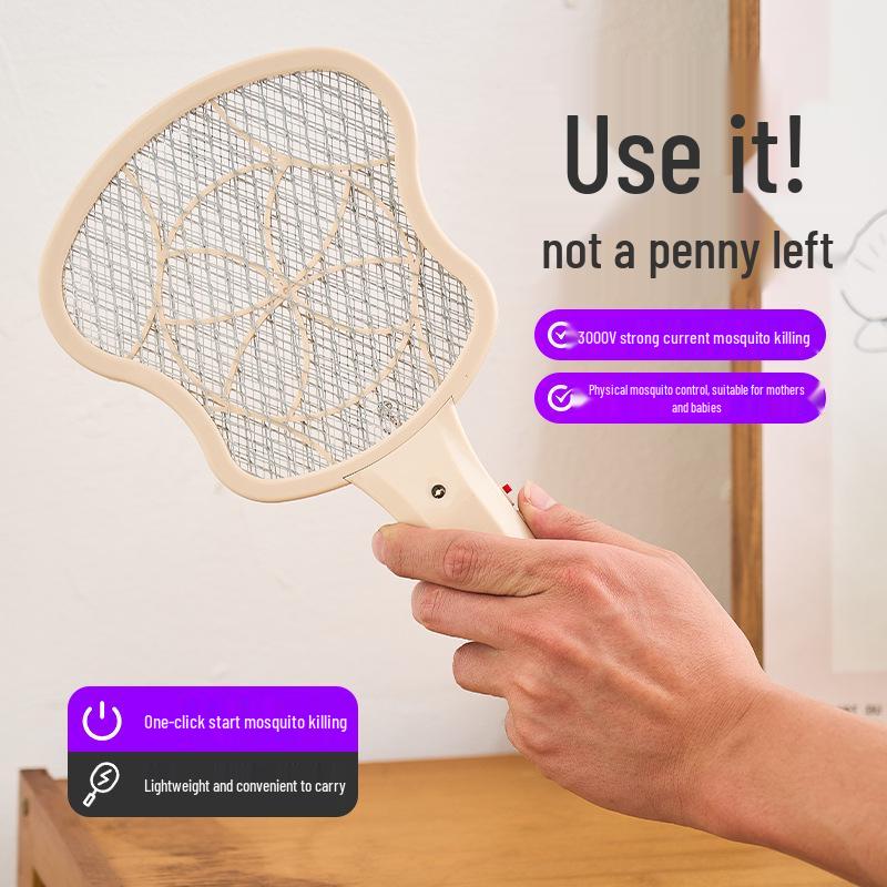 2025 Triple Grid Purple Light Mosquito Killer Lamp & Swatter