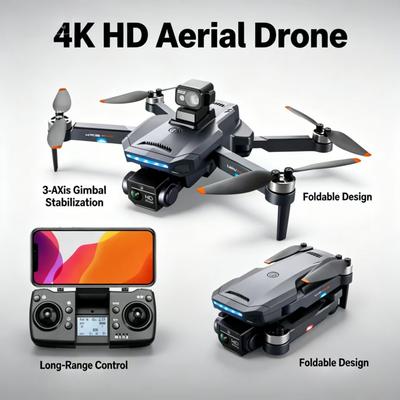 Drone K918 Max 5G GPS per Adulti, 2 Motori Brushless NORRange, Drone Aereo, Alta Qualità, 1 GPSNOR4 K