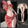Sex underwear sexy exotic pure desire neck print cheongsam western princess exotic bewitching girl