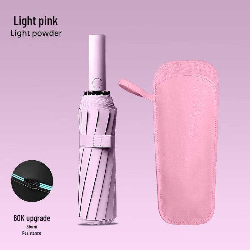 

Automatic UV Protection Folding Umbrella with Leather Case