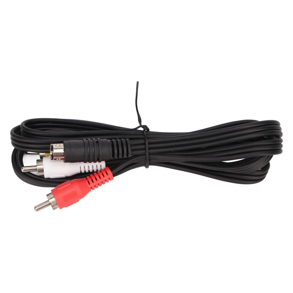 Mini DIN 7 Pin To 3 RCA Cable 7 Pin Mini DIN Male Plug To 3 RCA Male Plug Video Adapter Cable Red Yellow and White 4.9ft