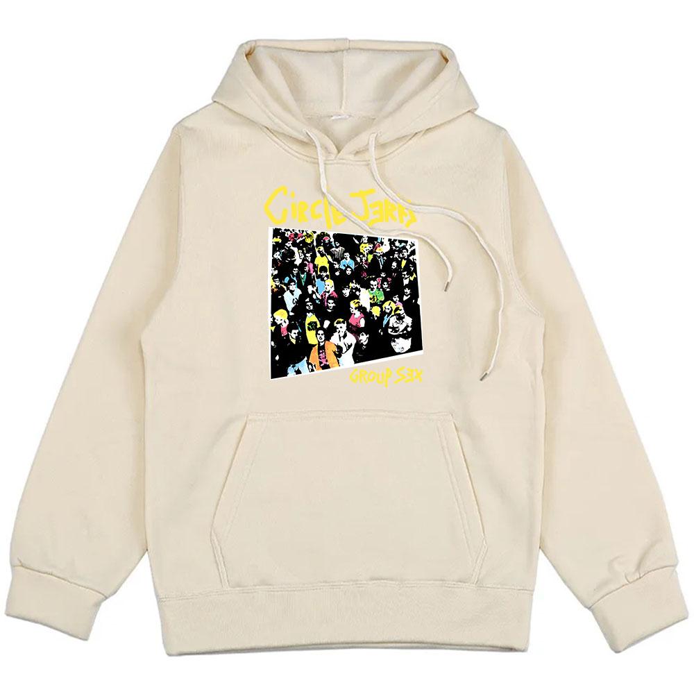 Heavy Mental Fashion Graphic Hoodies Circle Jerks Punk Rock Band Sweatshirts Winter Long Sleeve Hooded Mens Clothes