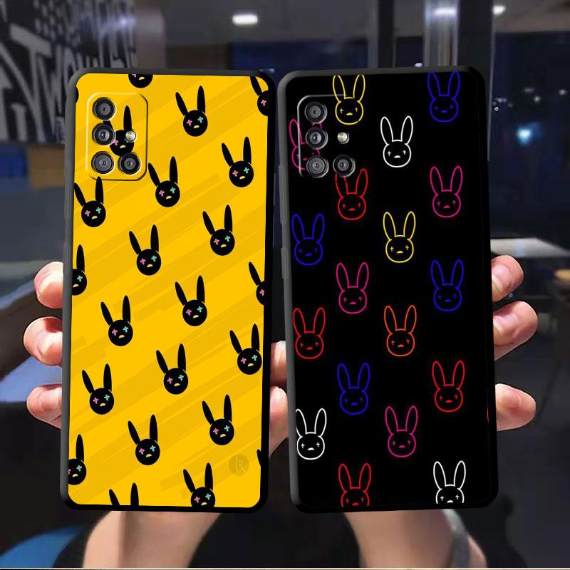 Anime Bad Bunny Cover For Samsung Galaxy A52 A12 A51 A32 A21s A71 A32 5G A12 A22 A53 A31 A13 A72 A02s A41 A03 A04 Phone Cover