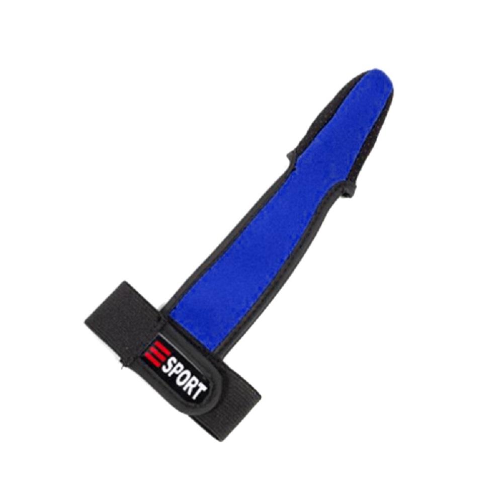 

Перчатки для рыбалки с защитой одного пальца, открытые кончики пальцев, для рыбалки, серфинга, нескользящие, регулируемые, эластичные, инструмент для морской рыбалки синий