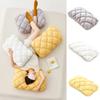 Pineapple Bun Pillow Fluffy Quilted Bed Pillow Cooling Marshmallow-Soft Pillow for Adults Bedroom