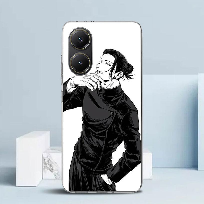 Kaisen J-Jujutsu Geto Suguru Phone Case For Xiaomi Poco F7 Ultra X5 X6 X7 Pro M7 Redmi 15C 15 13C 13 12C 12 10C 10 10A 9 9C 9A 9