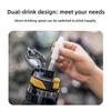New Large-capacity Water Cup, Student Pop-up Lid, Hand-held Straw Cup, Portable Car Water Bottle
