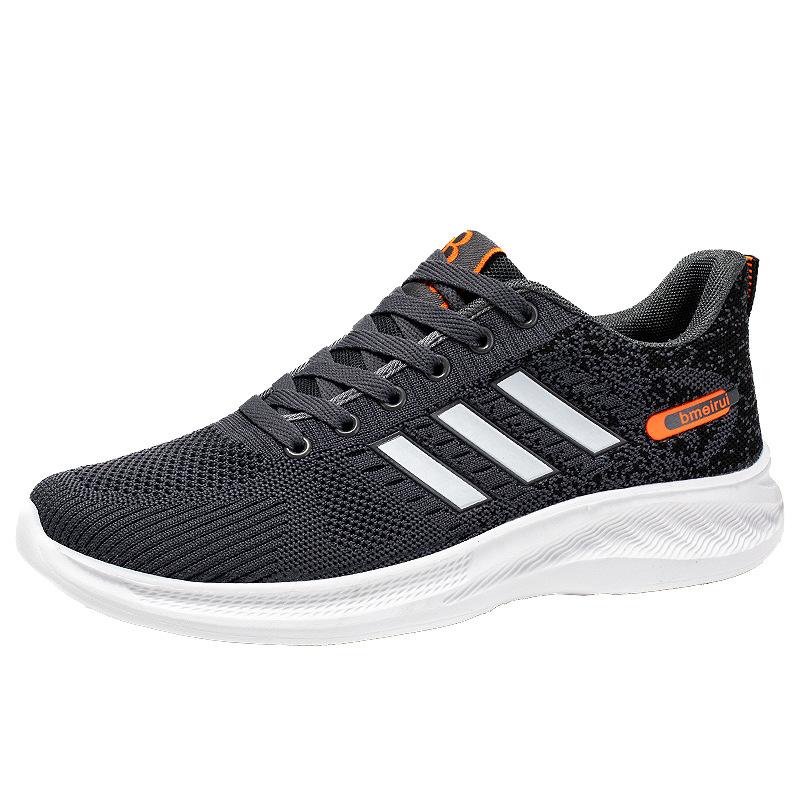 Men's and Women's Fly-woven Mesh Breathable Casual Shoes Soft Sole Lightweight Sports Shoes Trendy Versatile Shoes