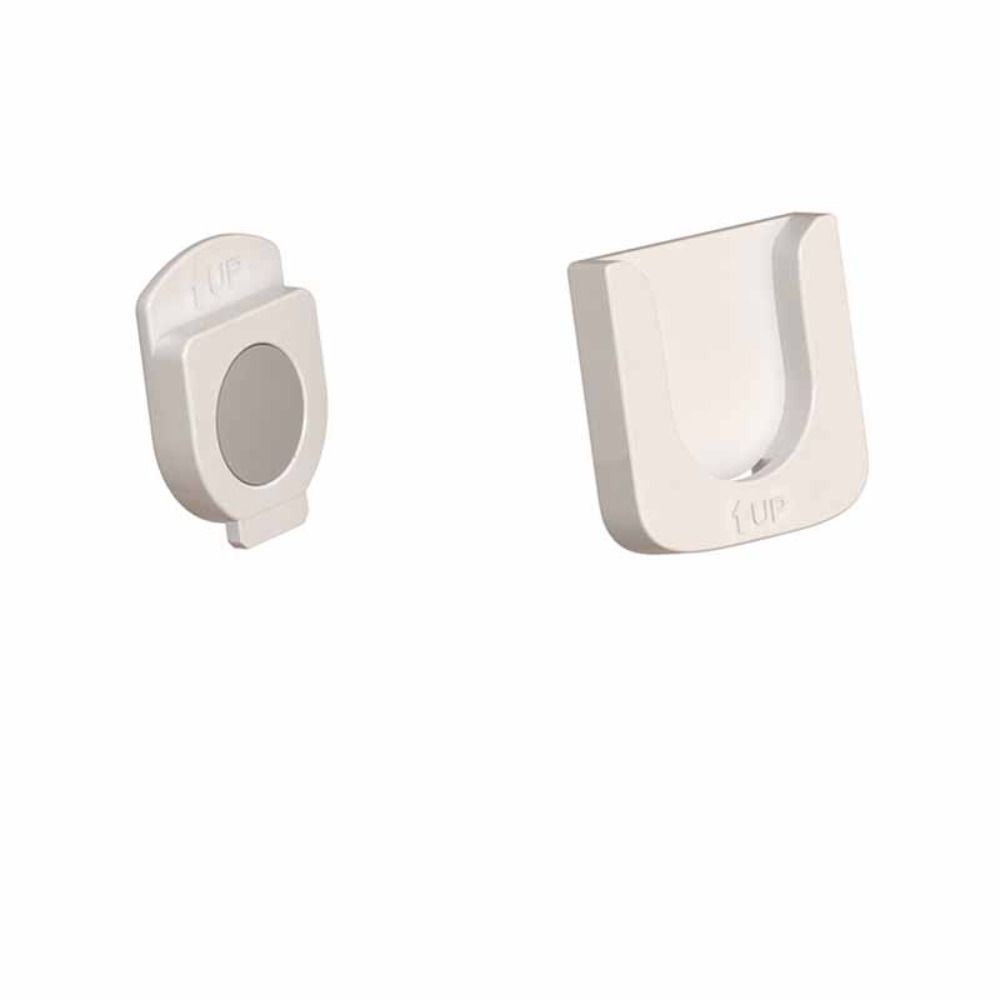 

4 шт. Магнітні гачки проти втрати Органайзер для дому Гачок для зберігання Настінне кріплення Полиця для зберігання Настінний ABS Тримач для пульта дистанційного керування Дім білий