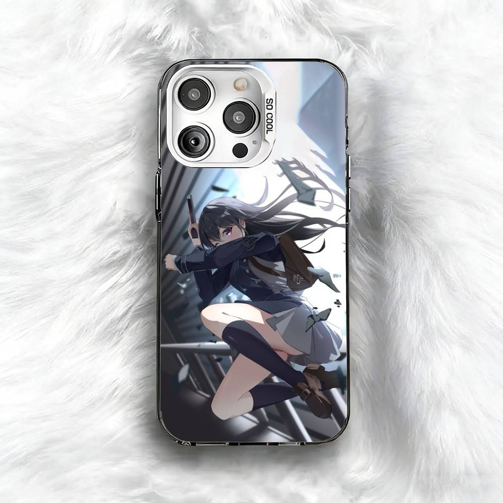DA I-Inoue T-Takina  Phone Case For iPhone 16 17 15 14 12 13 Pro Max Black Color Shockproof Cover