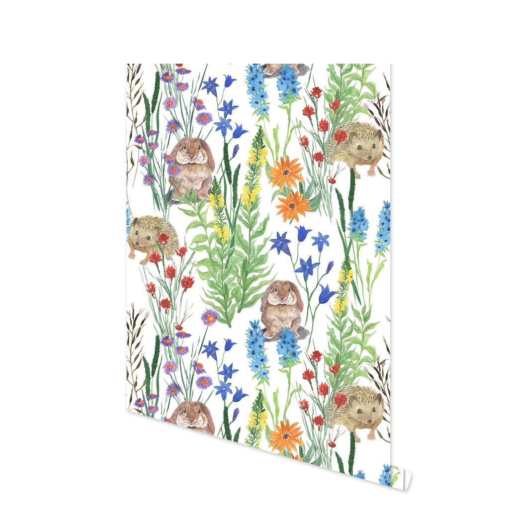 

Милые обои с самоклеящимся кроликом, животные, обои Peel and Stick, съемная водонепроницаемая контактная бумага для декора детской комнаты 3mx45cm