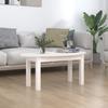 Day and Night - Day and Night Solid White Pine Wood Coffee Table 80x40x35 Cm