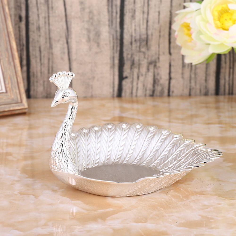 Multifunctional Candy Tray Swan Shape Storage Bowl Beautiful Fruit Tray Home Decoration