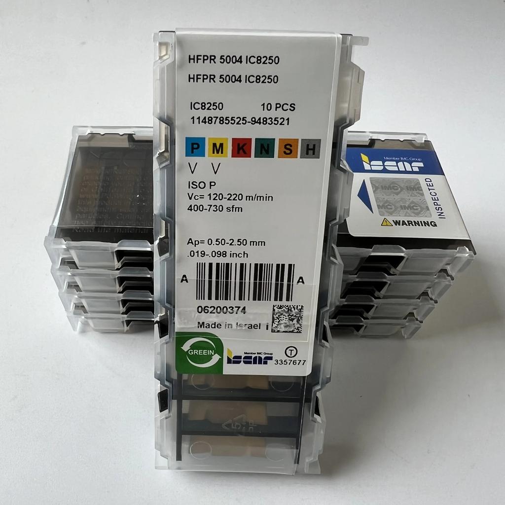 ISCAR / HFPR5004 IC8250 / Industrial indexable Carbide Inserts 10 Pcs