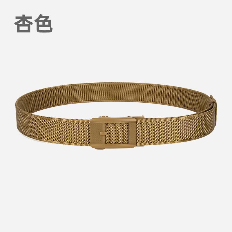 

Belt new elastic casual business belt imitation pin buckle non-porous canvas belt toothless automatic buckle 125