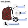 Mochila Cuadros Tartán Royal Stewart Clásica para Exteriores Escuela Secundaria Trabajo Daypack para Hombres Mujeres Universidad Bolso de Hombro