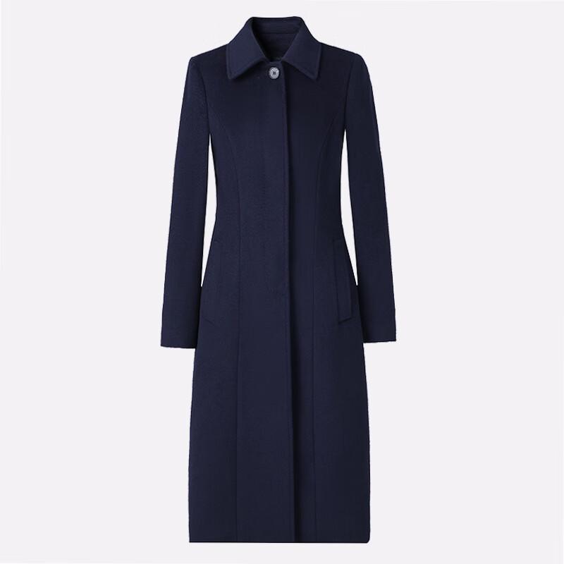 Unisex Professional Mid-Length Wool Blend Overcoat