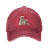 Merry Christmas Meerkats  Baseball Cap hard hat Trucker Hat hiking hat cute Hats Unisex Womens
