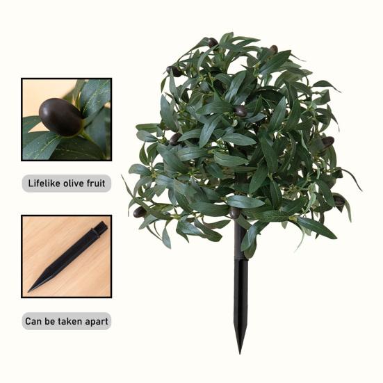 Arbust de flori artificiale cu spike, verdeață artificială, tufiș cu flori, flori artificiale de grădină, miză de pământ, casă de la țară, decorațiuni exterioare pentru verandă și terasă