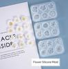 DIY Kristall Epoxy Form Kleine Blumen Dekoration Ganze Bord Multi-Spezifikation Daisy Silikon Form