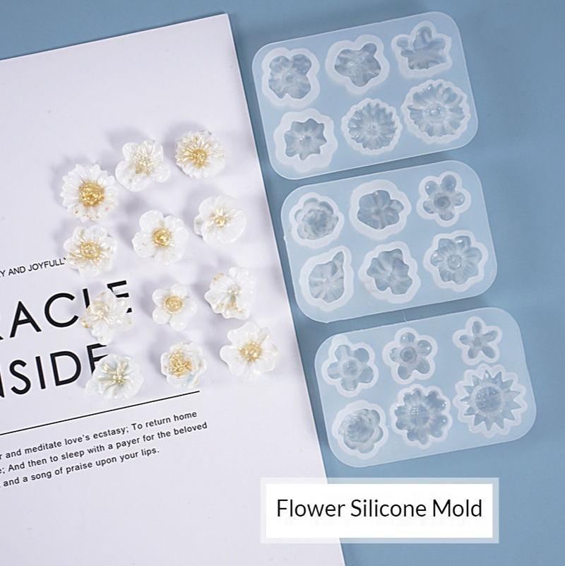 DIY Kristall Epoxy Form Kleine Blumen Dekoration Ganze Bord Multi-Spezifikation Daisy Silikon Form