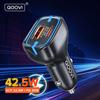 QOOVI 42,5 Вт USB C Автомобильное зарядное устройство Быстрая зарядка 4,0 QC PD 3,0 SCP 5A USB Type C Автомобильная быстрая зарядка для iPhone 14 13 Huawei Samsung Xiaomi