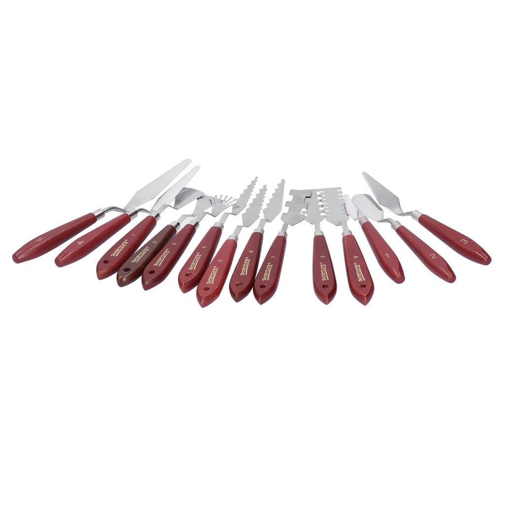 14Pcs Painting Palette Knives Set Special Shaped Oil Painting Scraper Tools Artist Knife