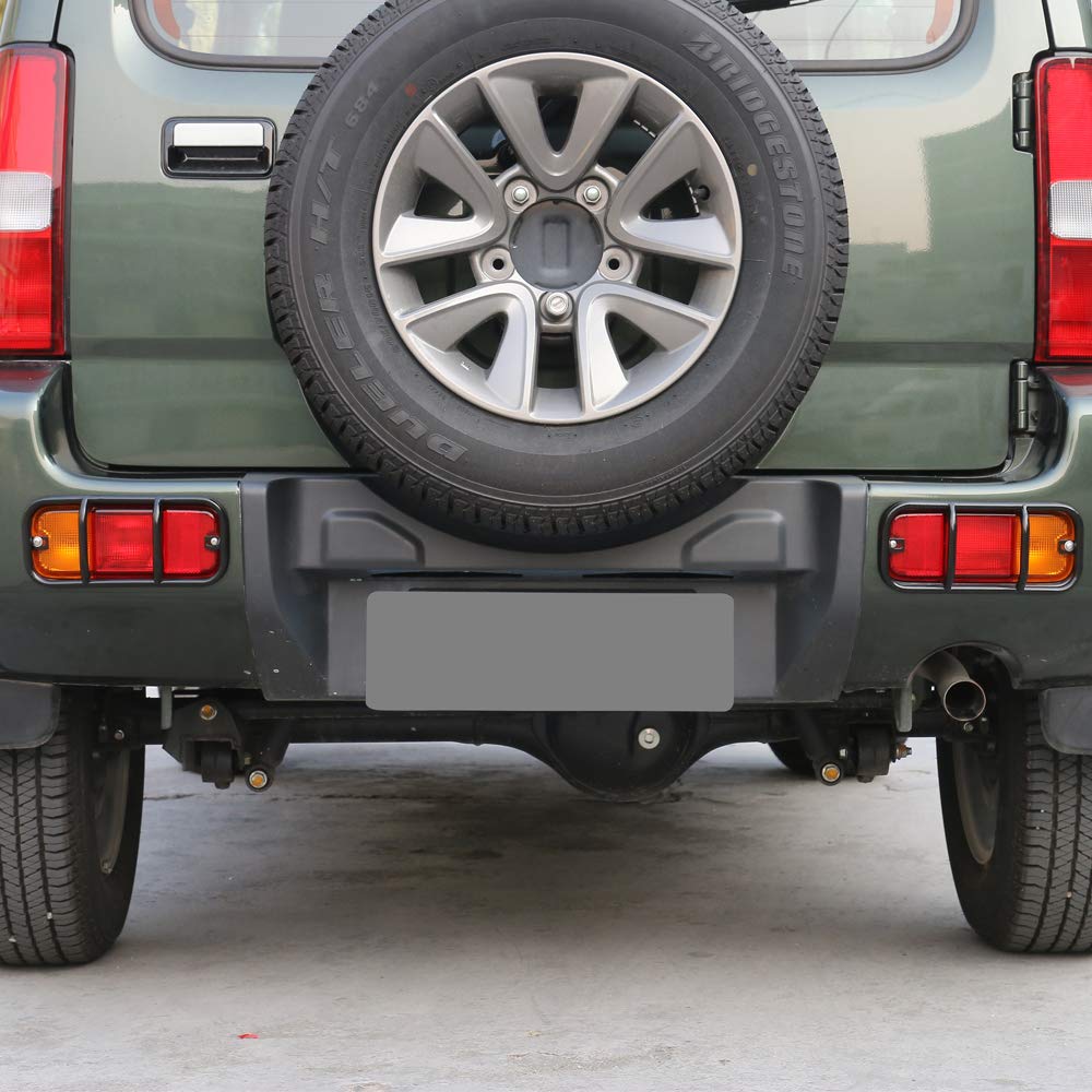 ANTC Car Rear Fog Lamp Covers for Suzuki Jimny Custom Parts and Two Pieces and Black Easy Lamp Protection for Suzuki Jimny JB23, Accessories, (Left