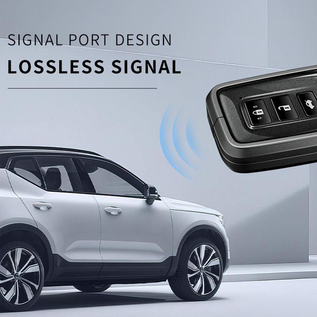 Alloy Aluminum TPU Soft Film Car Key Gray Case Cover For Lexus IS GS ES RX