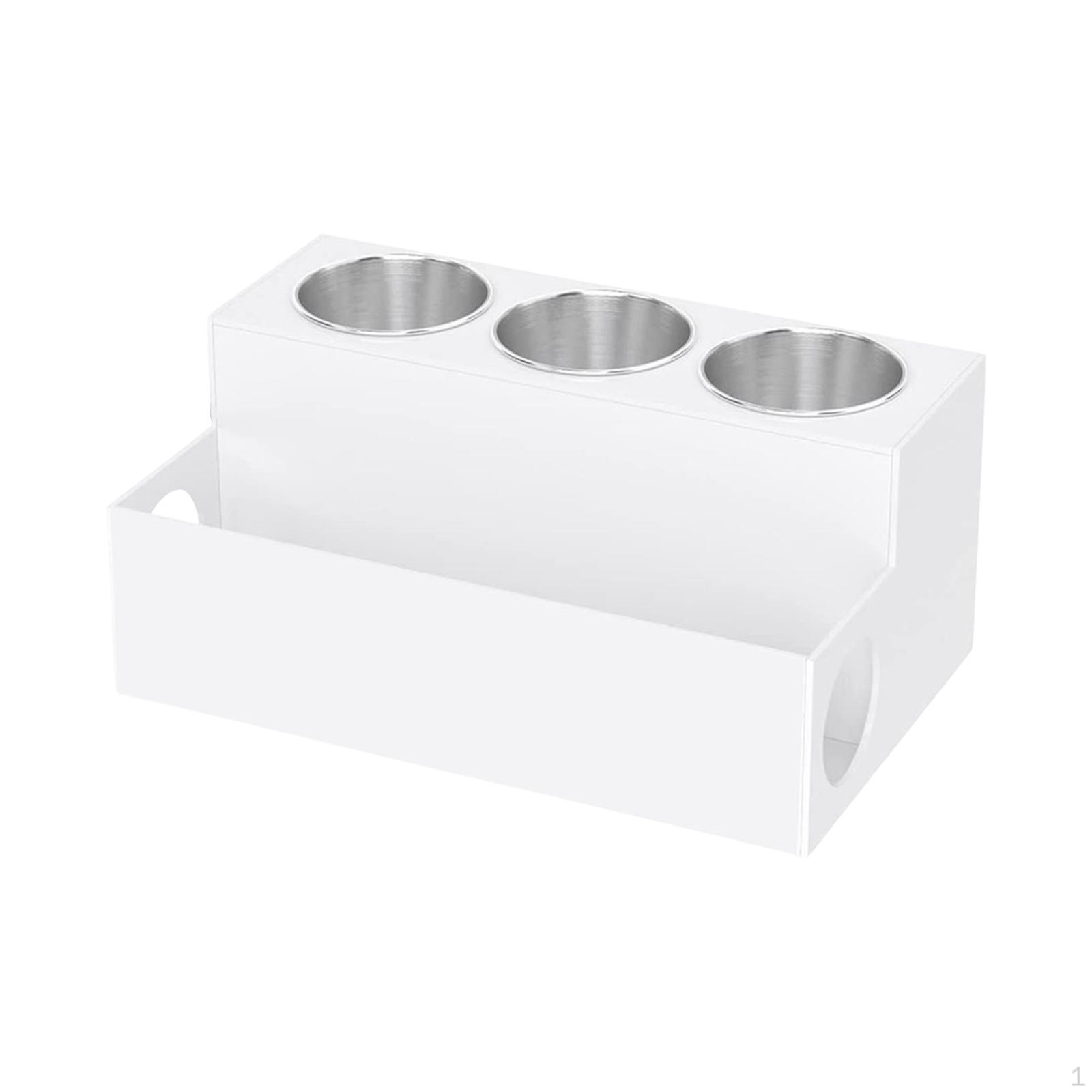 

Держатель для фена, настольный, минималистичный, устойчивый контейнер для хранения, органайзер для волос, щетка белый