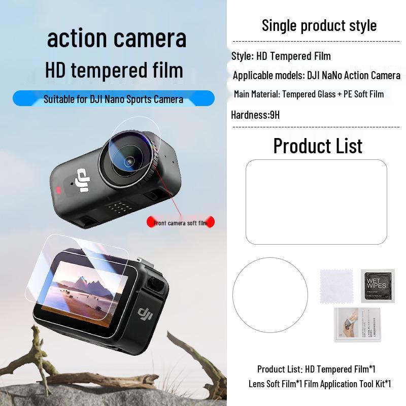 

DJI Nano HD Scratch & Wear-Resistant Tempered Camera Screen Protector