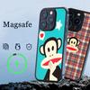 Famous Luxurious P-paul F-frank Phone Case Magnetic Case For IPhone 16 14 13 15 Pro Max Plus For Magsafe Wireless Charge Cover