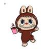 Anime Cute Enamel Labubu Brooch Cartoon Metal Studen Badge Pins Jewelry Brooches Men Women Backpack Jewelry Accessories